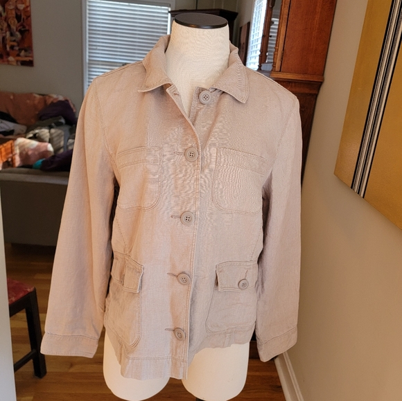 Vintage L.L. Bean Linen Jacket - Picture 7 of 8